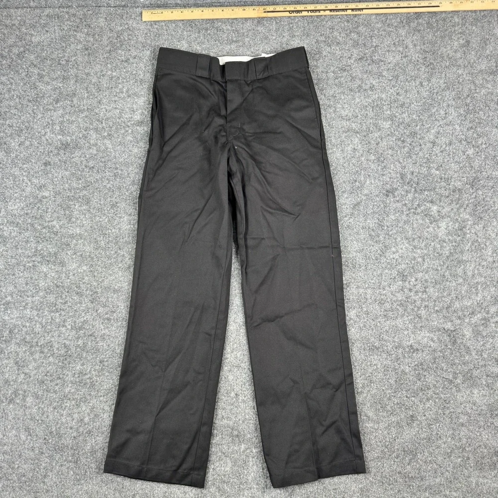 Dickies Pants Mens Size 30/30 Black 874 Original Fit Twill Work Trousers NWT